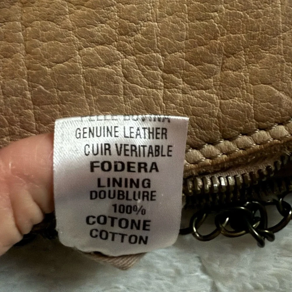 Origi Genuine Leather Crossbody Shoulder Bag Chain Strap Made in Italy P’elle - Picture 7 of 7